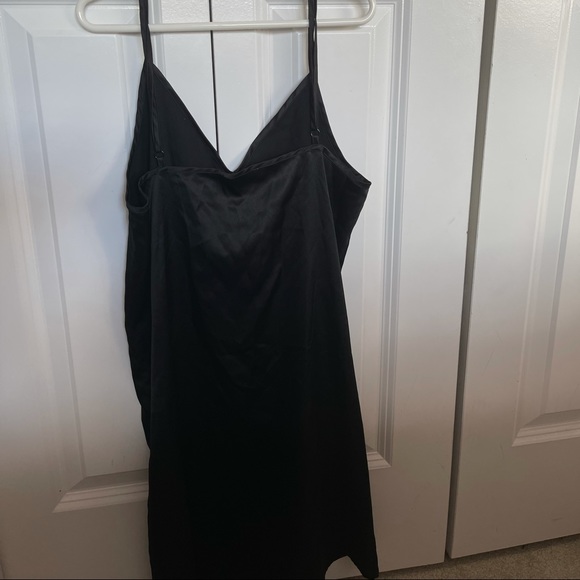 COPY - TNA Aritzia Black Slip Dress - Picture 7 of 7